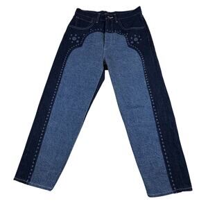 Levi's Big E Made & Crafted Barrel Crop Indigo Jeans LVC WideLeg Women’s Sz 27